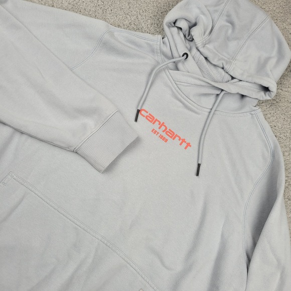 Carhartt Tops - Carhartt Force‎ Relaxed Fit Gray Hoodie XXL Womens Sweatshirt